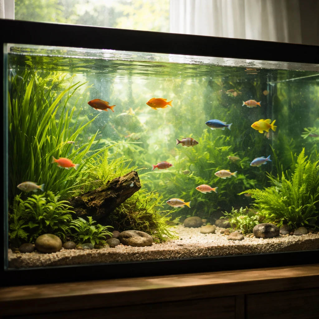 The Impact of Natural Sunlight on Aquarium Fish