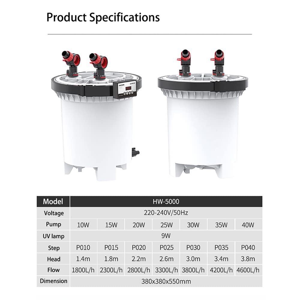  سطلی SUNSUN مدل HW 5000 4